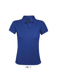 SOL'S - Damska koszulka polo Sol's Prime. Typ kołnierza: polo. Kolor: niebieski. Styl: elegancki #1