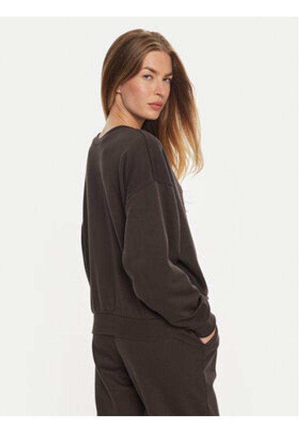 Athlecia Bluza Damla EA243331 Brązowy Loose Fit. Kolor: brązowy. Materiał: bawełna, syntetyk
