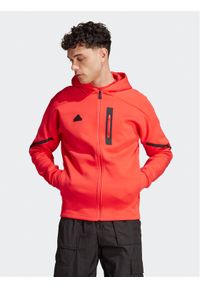 Adidas - Bluza adidas. Kolor: czerwony #1