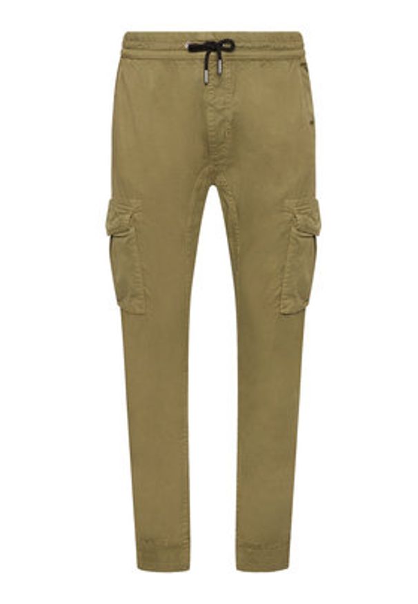 Alpha Industries Joggery 116202 Zielony Tapered Fit. Kolor: zielony. Materiał: bawełna