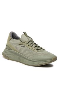 BOSS - Boss Sneakersy Ttnm Evo Slon Knsd 50498904 Zielony. Kolor: zielony. Materiał: materiał, mesh #6