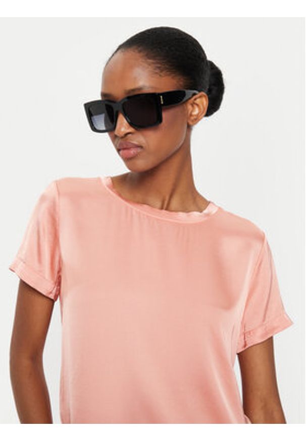 ViCOLO T-Shirt TB0040 Pomarańczowy Regular Fit. Kolor: pomarańczowy. Materiał: syntetyk