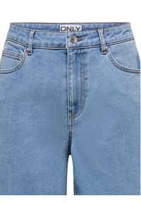 only - ONLY Szorty jeansowe Frida 15360438 Niebieski Regular Fit. Kolor: niebieski. Materiał: bawełna