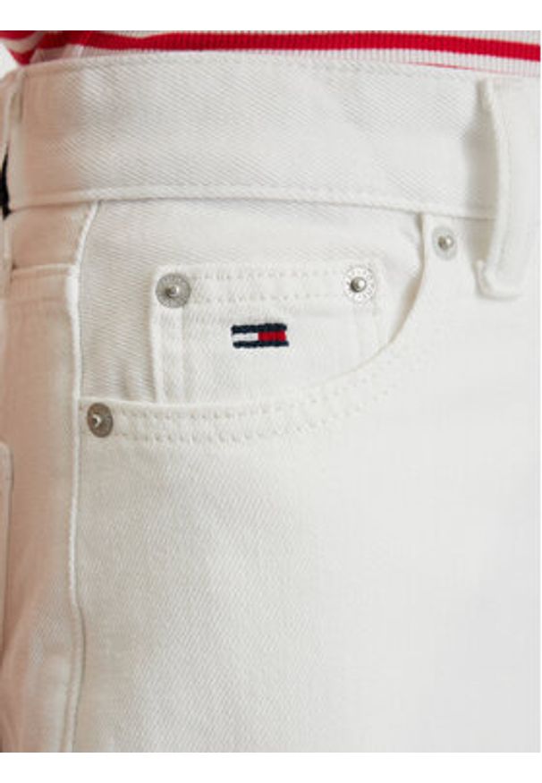 Tommy Jeans Jeansy DW0DW22648 Biały Straight Leg. Kolor: biały