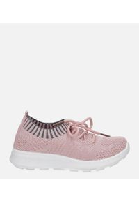 Casu - Różowe buty sportowe sznurowane casu 1951. Kolor: różowy #1