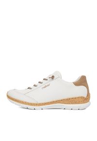 Rieker Sneakersy CEO-N42K5-80 Biały. Kolor: biały. Materiał: skóra #8