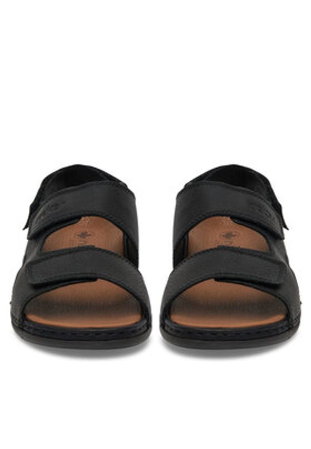 Rieker Sandały CEO-25558-01 Czarny. Kolor: czarny. Materiał: skóra