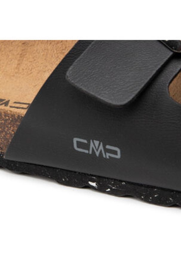 CMP Klapki Eco Thalitha Slipper 3Q91016 Czarny. Kolor: czarny. Materiał: skóra