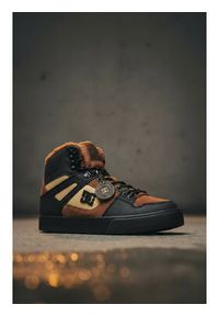 DC Sneakersy CEO-V5-10118 Brązowy. Kolor: brązowy. Materiał: skóra