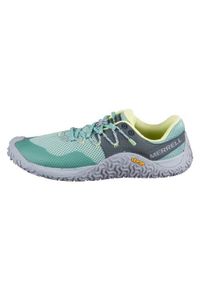 Buty do biegania damskie Merrell Trail Glove 6 Jade. Kolor: wielokolorowy. Materiał: materiał, syntetyk. Szerokość cholewki: normalna. Sport: bieganie