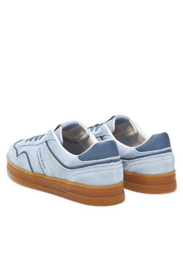 Tommy Jeans Sneakersy The Greenwich EN0EN02806 Niebieski. Kolor: niebieski. Materiał: skóra, zamsz