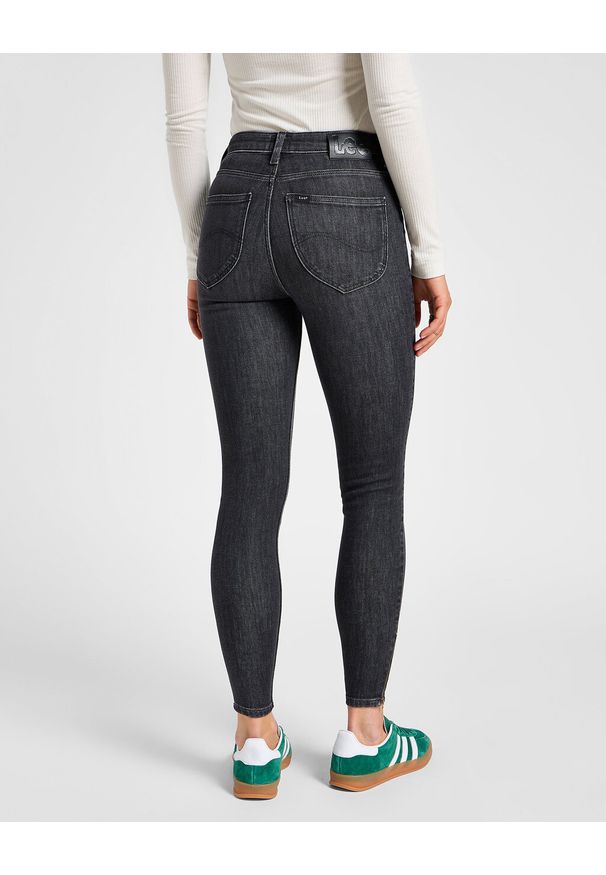 Lee - LEE DAMSKIE SPODNIE JENSOW SCARLETT HIGH ZIP LAST STRIKE 112355551 L31B016342