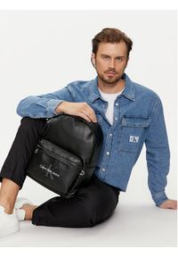 Calvin Klein Jeans Plecak Monogram Soft Campus K50K512445 Czarny. Kolor: czarny. Materiał: skóra #5