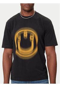 Hugo - HUGO T-Shirt Nalax 50543493 Czarny Regular Fit. Kolor: czarny. Materiał: bawełna #4