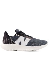 Buty New Balance WE430CB3 - czarne. Okazja: na co dzień. Kolor: czarny. Materiał: syntetyk, materiał. Szerokość cholewki: normalna. Sport: bieganie