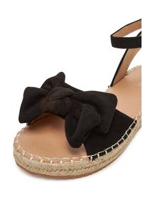 DeeZee Espadryle LE601-107 Czarny. Kolor: czarny. Materiał: materiał #3