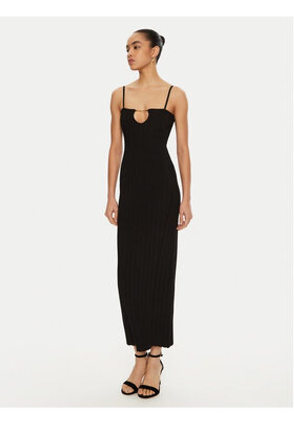 JACQUEMUS Sukienka wieczorowa 24E241KN358 Czarny Regular Fit. Kolor: czarny. Materiał: wiskoza. Styl: wizytowy