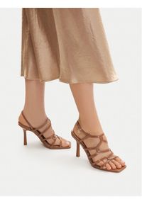 Nine West Sandały CEO-LS955066-23 Brązowy. Kolor: brązowy. Materiał: skóra #1