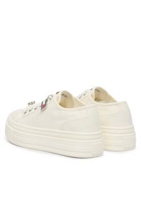 Tommy Jeans Sneakersy Tjw Flatform Sneaker Charms EN0EN02959 Biały. Kolor: biały. Materiał: materiał #5