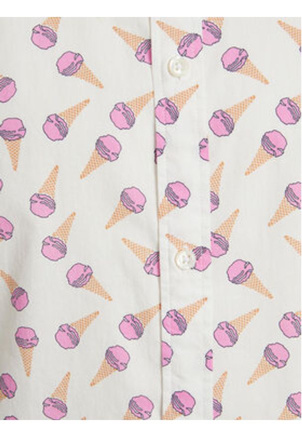 Jack & Jones Koszula Sunshade 12249217 Kolorowy Slim Fit. Materiał: bawełna. Wzór: kolorowy