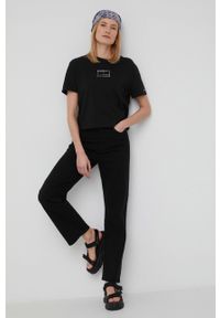 Tommy Jeans T-shirt bawełniany DW0DW12892.PPYY kolor czarny. Okazja: na co dzień. Kolor: czarny. Materiał: bawełna. Wzór: nadruk. Styl: casual #3