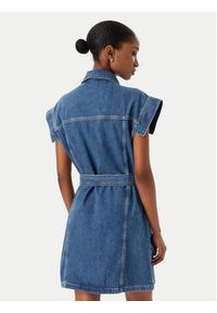 Karl Lagerfeld Jeans Sukienka jeansowa B2W13054 Niebieski Regular Fit. Kolor: niebieski. Materiał: bawełna #3