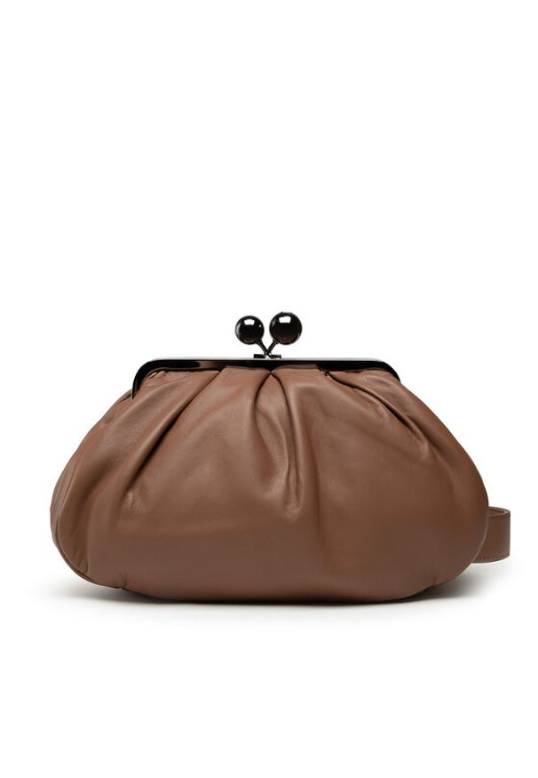 Weekend Max Mara Torebka Cubico 55160212600 Brązowy. Kolor: brązowy. Materiał: skórzane