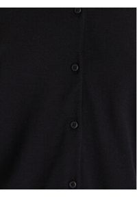 Calvin Klein Kardigan LV044D323G Czarny Slim Fit. Kolor: czarny. Materiał: wełna #3