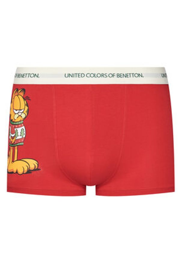United Colors of Benetton - United Colors Of Benetton Bokserki 32IM2X017 Czerwony. Kolor: czerwony. Materiał: bawełna
