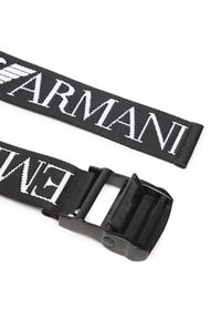 EA7 Emporio Armani Pasek Męski 245069 2F905 02021 Czarny. Kolor: czarny. Materiał: materiał #2