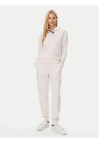 BOSS Spodnie dresowe CP Stripe 50524759 Różowy Regular Fit. Kolor: różowy. Materiał: bawełna #4