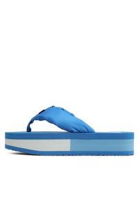 Tommy Jeans Japonki Webbing Mid Beach Sndl Nw Strip EN0EN02114 Niebieski. Kolor: niebieski. Materiał: materiał