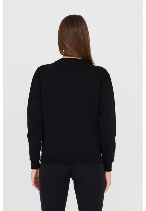MOSCHINO Czarna bluza z misiem. Kolor: czarny