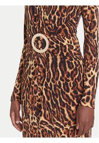 Joseph Ribkoff Sukienka koktajlowa 253091 Brązowy Slim Fit. Kolor: brązowy. Materiał: syntetyk. Styl: wizytowy #4