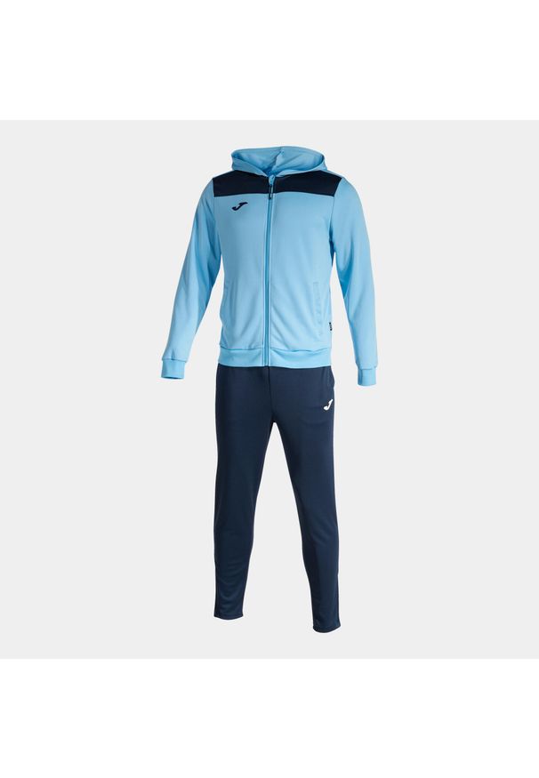 Dres Joma Phoenix II. Kolor: niebieski. Materiał: dresówka. Sport: piłka nożna, fitness