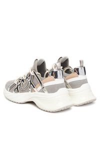 Pinko - PINKO Sneakersy Ariel 01 SS0023T040 Szary. Kolor: szary. Materiał: materiał #4