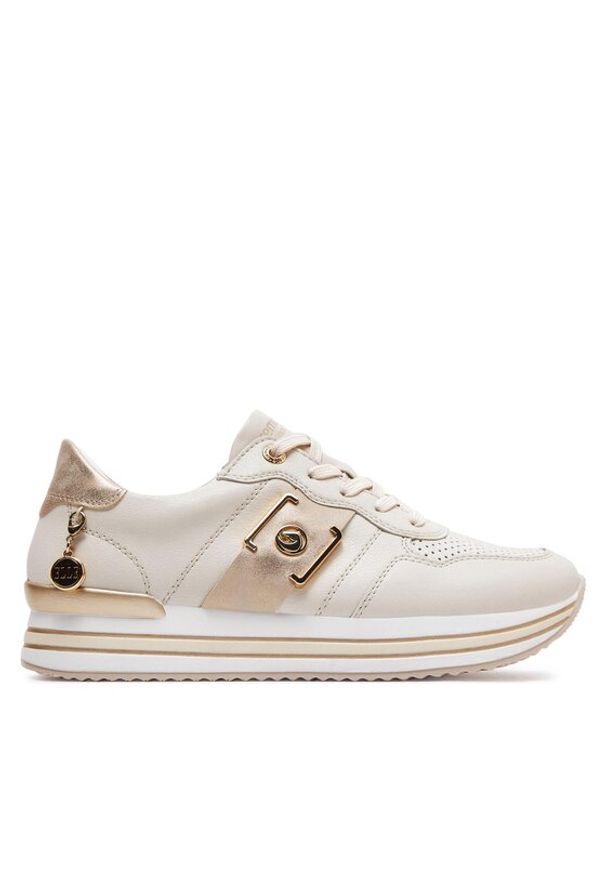 Remonte Sneakersy D1322-60 Beżowy. Kolor: beżowy. Materiał: skóra
