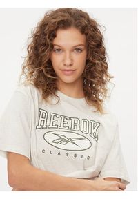 Reebok T-Shirt Classics Big Logo HZ8099 Biały Fitted Fit. Kolor: biały. Materiał: bawełna #2