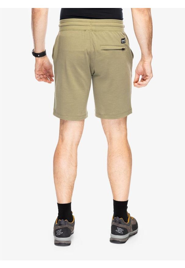 SUPER.NATURAL - Spodenki męskie Super.natural Solution Shorts. Kolor: zielony. Sport: turystyka piesza