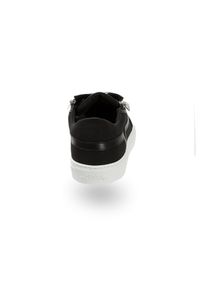 Versace Collection - Czarne skórzane sneakersy męskie. Kolor: czarny. Materiał: skóra #3