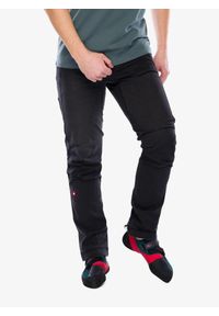 OCUN - Spodnie wspinaczkowe męskie Ocun Mánia Jeans Organic Pants. Kolor: czarny. Materiał: jeans