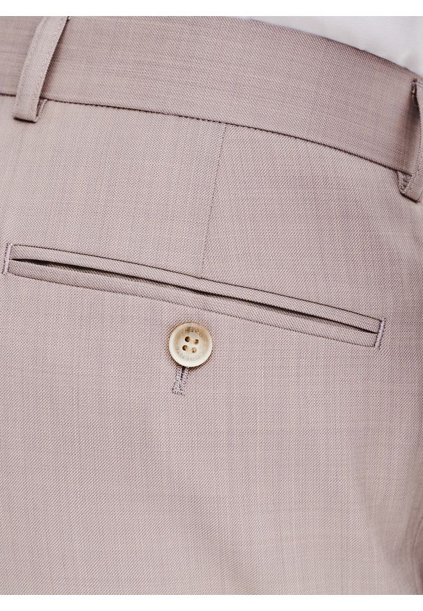 Pako Lorente - PAKO LORENTE – Spodnie garniturowe w kolorze różowym. Okazja: na spotkanie biznesowe. Kolor: różowy. Materiał: poliester, wełna. Styl: biznesowy, elegancki