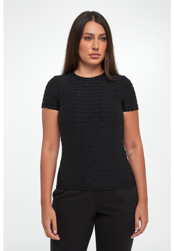 T-shirt damski logowany DKNY