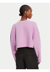 Hugo - HUGO Bluza Derissa_B 50545035 Różowy Relaxed Fit. Kolor: różowy. Materiał: bawełna