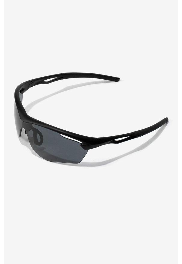 Hawkers - Okulary przeciwsłoneczne Black Training. Kształt: prostokątne. Kolor: czarny