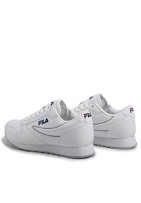 Fila Sneakersy Orbit Low Wmn 1010308.1FG Biały. Kolor: biały. Materiał: skóra