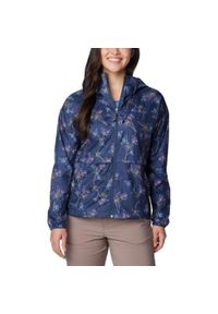 columbia - Damska wiatrówka Columbia Alpine Chill Windbreaker. Kolor: niebieski. Materiał: poliester