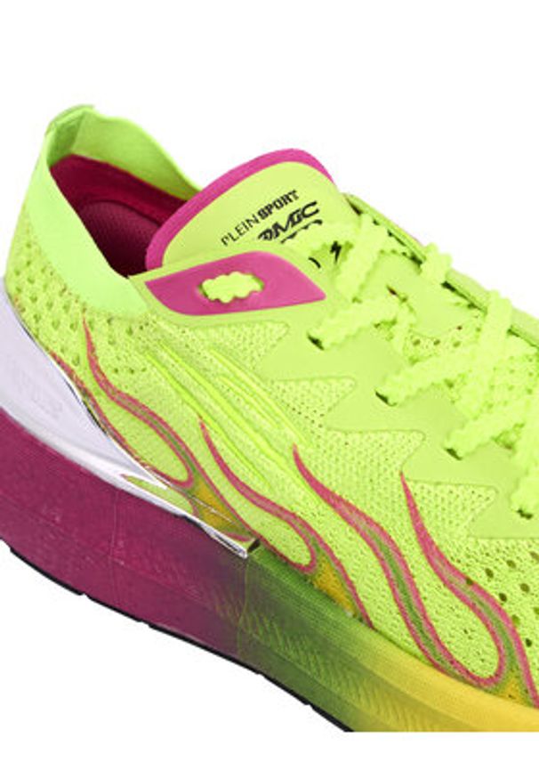 Plein Sport Sneakersy SAFS USC0928 STE003N Żółty. Kolor: żółty. Materiał: materiał