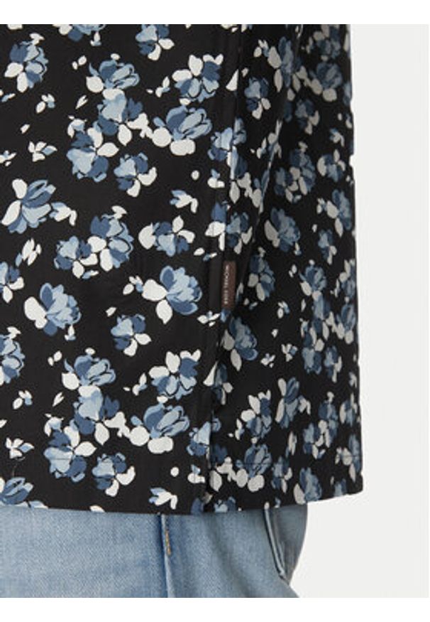Michael Kors Koszula CS5405QHPL Czarny Relaxed Fit. Kolor: czarny. Materiał: bawełna