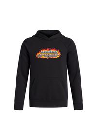 Bluza z kapturem dla dzieci Under Armour Rival Flamin. Typ kołnierza: kaptur. Kolor: czarny. Sport: joga i pilates, fitness #1